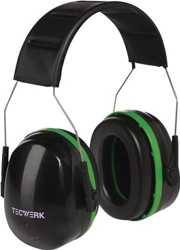 TECWERK Gehörschutz SAFELINE VI EN 352-1:2020 SNR 30 dB gepolst.Kopfbügel schlank.Kapsel