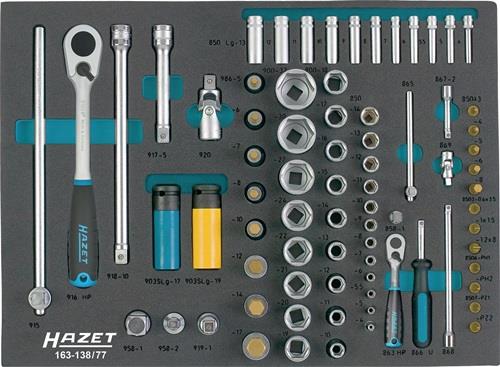 HAZET Werkzeugmodul 163-138/77 77-tlg.HAZET