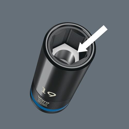 WERA Steckschlüsseleinsatz 8790 C Wheel Impaktor m.1/2Zoll-Antrieb 17 x 85 x 30 mm