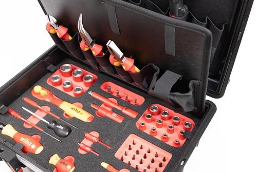 WIHA Werkzeugkoffer L eMobility 62-tlg.Werkzeuge f.Elektrofahrzeuge WIHA