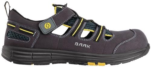 BAAK Sicherheitssandale Rene2 Gr.42 blau/gelb Mikrofaser/Mesh S1P SRC ESD EN20345 BAAK Sicherheitssandale Rene2 Gr.42 blau/gelb Mikrofaser/Mesh S1P SRC ESD EN20345