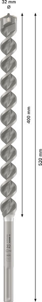BOSCH Hammerbohrer SDS max-4 32 x 400 x 520 mm