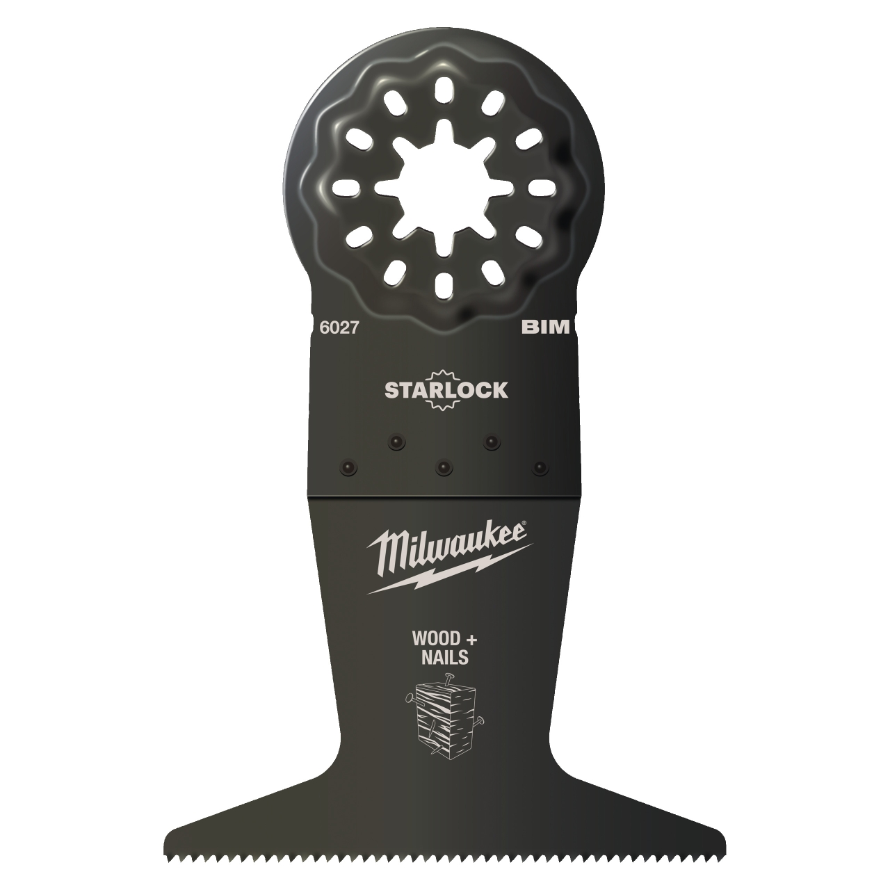 MILWAUKEE 65 x 42 mm Multitool Starlock Tauchsägeblatt für Schnitte in Holz