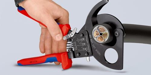 KNIPEX Kabelschneider Gesamt-L.280mm max.52 (380 mm²)mm Mehrkomp.-Hüllen KNIPEX KNIPEX Kabelschneider Gesamt-L.280mm max.52 (380 mm²)mm Mehrkomp.-Hüllen KNIPEX