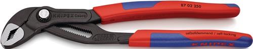 KNIPEX Wasserpumpenzange Cobra® L.250mm Spann-W.46mm pol.Mehrkomp.-Hülle KNIPEX