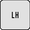 Schneideisen Form B HSS 6g linksschneidend TECWERK