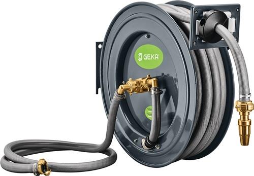 GEKA Schlauchaufroller PA20SK Anschl.-Gew.33,25mm G 1 AG Zoll pulv.STA GEKA
