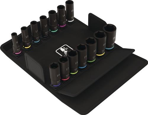 WERA Steckschlüsselsatz 8790 B Impaktor Deep Set 1 14-tlg.3/8 Zoll WERA