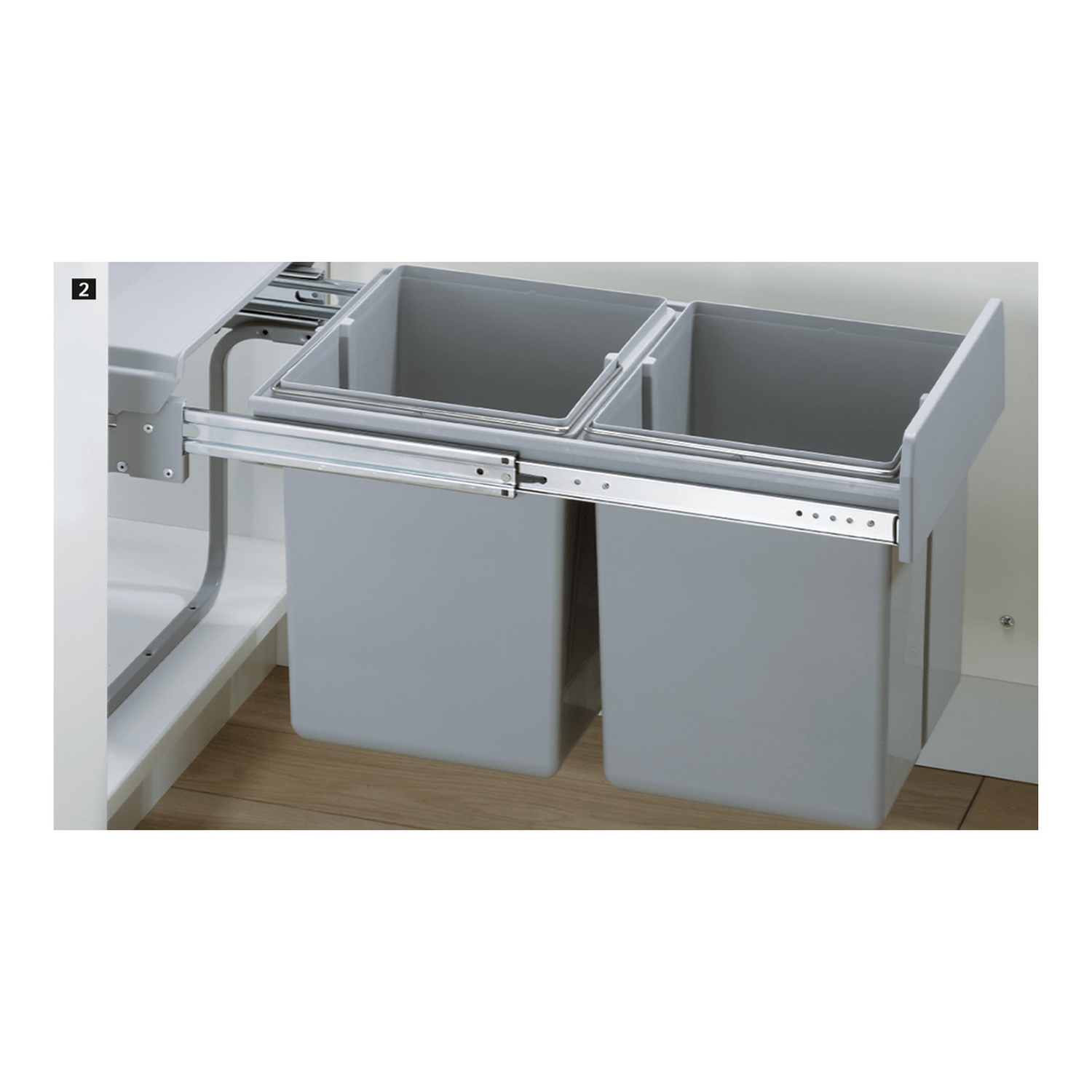 HETTICH Bin.it Duo II 300, 10 l + 20 l, 9291587