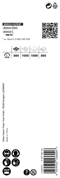 BOSCH EXPERT Construction Material Lochsäge, 32 x 60 mm. Für Dreh- und Schlagbohrer