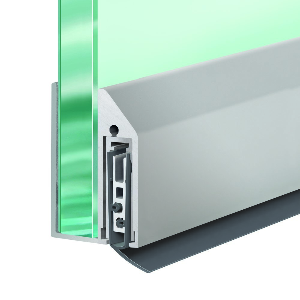 PLANET Glastürdichtung KG-A12 schmal FH, mit Fixierschrauben, Silikon 584 mm grau