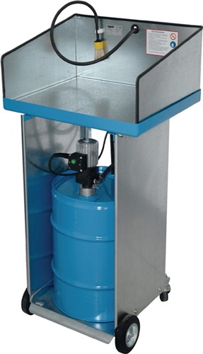 RAPID Kleinteilereiniger f.50-60l-Fass Stahlbl.verz.fahrbar