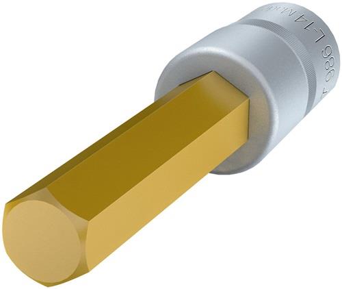 HAZET Steckschlüsseleinsatz 986L-14 1/2 Zoll Innen-6-kant SW 14mm L.100mm HAZET HAZET Steckschlüsseleinsatz 986L-14 1/2 Zoll Innen-6-kant SW 14mm L.100mm HAZET