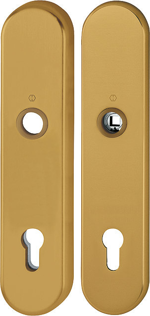 HOPPE® Schutz-Langschildpaar 3331/3310, HT, Aluminium, 11985155