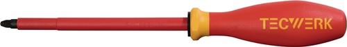 TECWERK Schraubendreher Gr.PZD 3 Klingen-L.150mm VDE isol.TECWERK