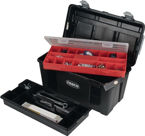 RAACO Werkzeugkoffer Toolbox 33-34 B480xT255xH258mm PP RAACO RAACO Werkzeugkoffer Toolbox 33-34 B480xT255xH258mm PP RAACO
