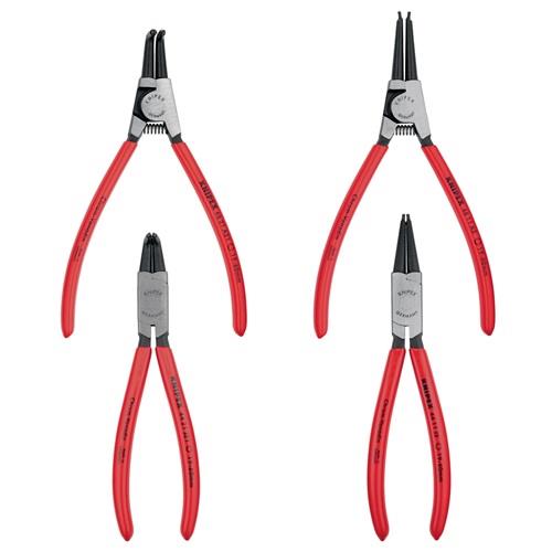 KNIPEX Sicherungsringzangensatz 4-tlg.in Rolltasche 19-60mm KNIPEX