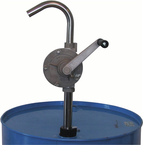 RAPID Handkurbelpumpe VA 0,3 l/Umdrehung f.Säure,Lauge,Lösungsmittel