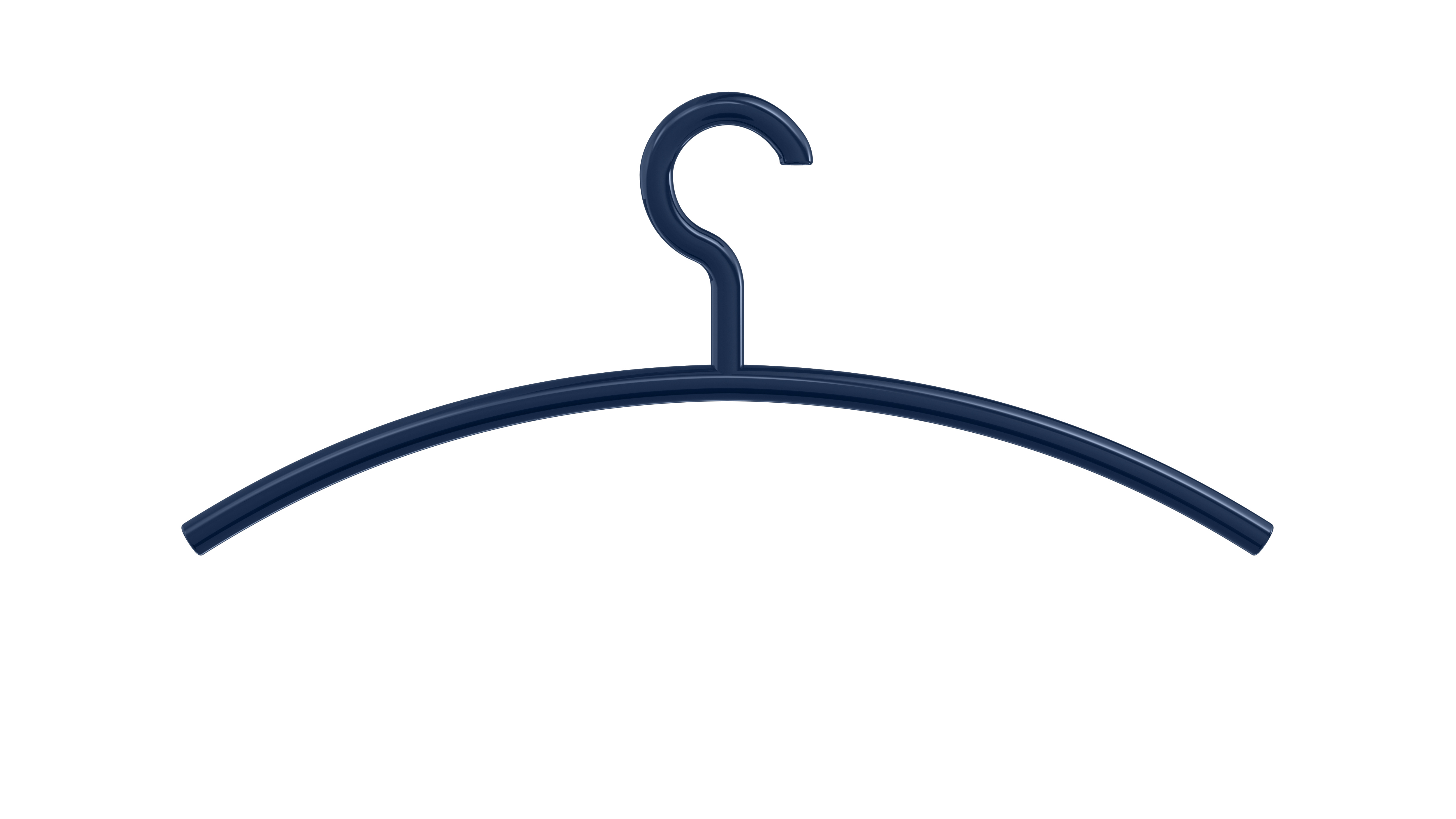 HEWI Kleiderbügel, System 111, feststehender Haken, stahlblau
