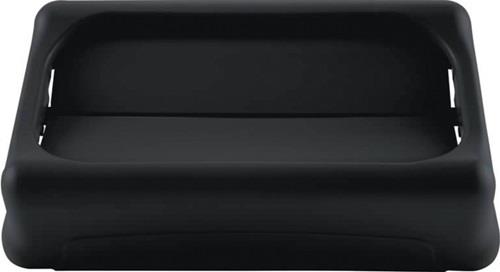 RUBBERMAID Deckel PE schwarz B297xT521mm f.Wertstoffsammler 60/87l Schwingdeckel RUBBERMAID