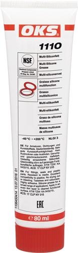 OKS Multi-Silikonfett OKS 1110 NSF H1 transp.80ml Tube OKS