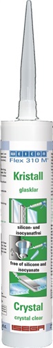 WEICON Kleb- u.Dichtstoff Flex 310 M® Kristall glasklar 310ml Kartusche WEICON