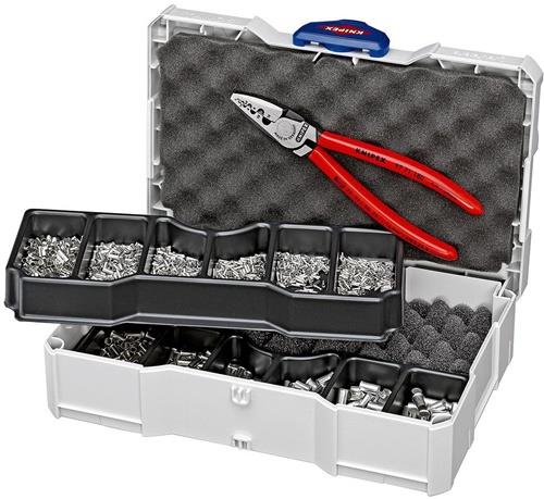 KNIPEX Aderendhülsensortiment 1401tlg.0,75-25,00mm² Crimpzange