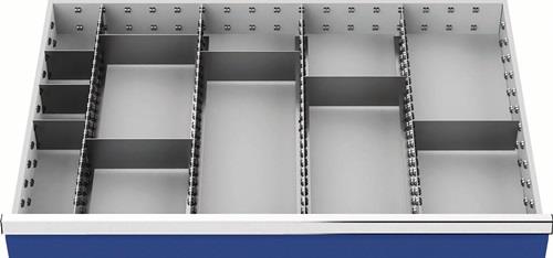 Nordwest Schubladenunterteilungsmaterial Front-H.200mm 4 Längs-/8 Querteiler