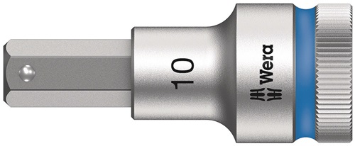 WERA Steckschlüsseleinsatz 8740 C HF 1/2 Zoll SW 10mm L.60mm WERA WERA Steckschlüsseleinsatz 8740 C HF 1/2 Zoll SW 10mm L.60mm WERA