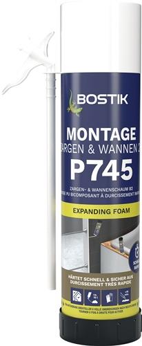 BOSTIK 2K-Montageschaum Zargen & Wannen P745 400ml B2 hellgrün Dose BOSTIK