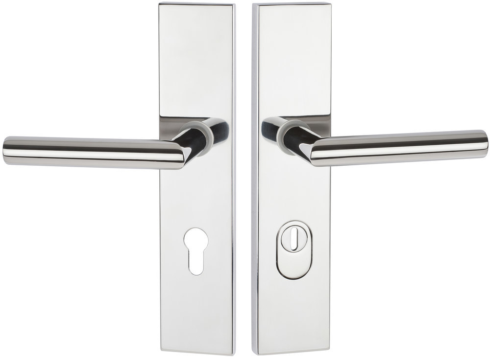 HERMAT Schutz-Wechselgarnitur mit Langschild BASIC 02 1802/2094.KS/3132, Edelstahl