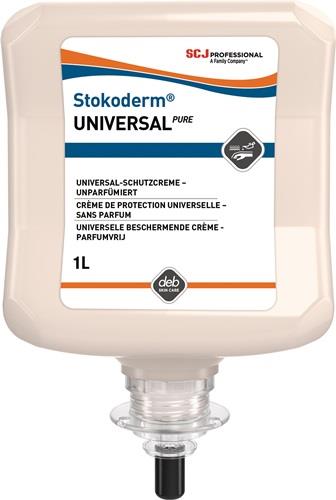 SC JOHNSON PROFESSIONAL Hautschutzcreme Stokoderm Univ.PURE 1l unparfümiert ungefärbt Kartusche
