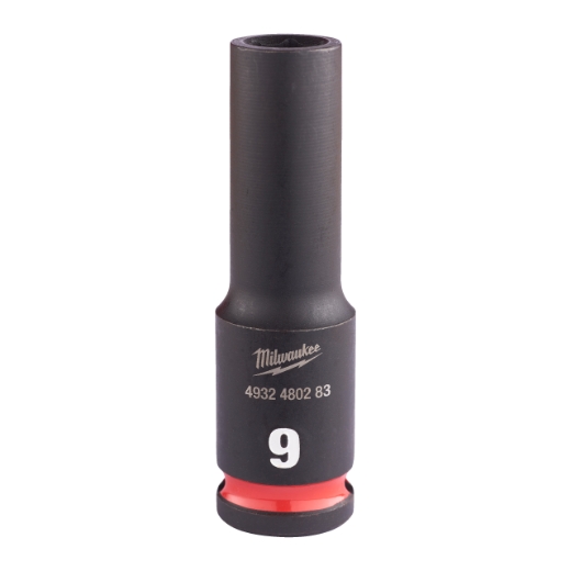 MILWAUKEE 9 x 65 mm SHOCKWAVE Schlagnuss 3/8" lang