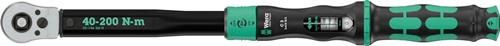 WERA Drehmomentschlüssel m.Durchsteck-4-KT.1/2 Zoll 40-200 Nm WERA