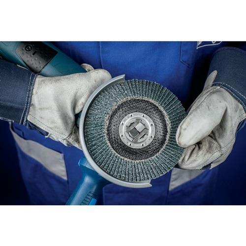 PFERD Fächerscheibe X-LOCK PSF Z STEELOX D.125mm K.80 kon.INOX ZK Z PFERD