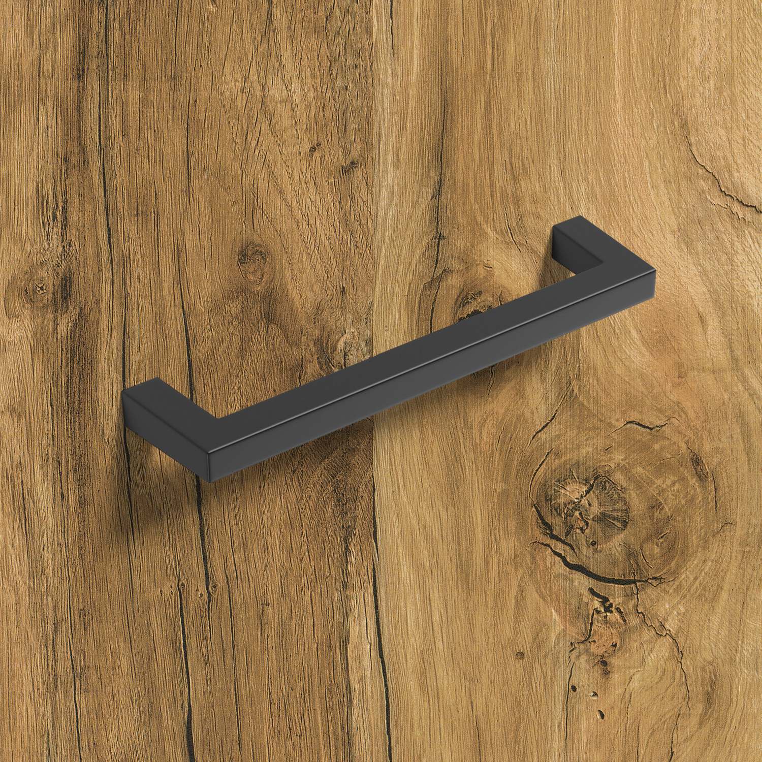 HETTICH Griff Tornea, •–• 128, L 138 mm, B 10 mm, H 32 mm, Schwarz matt, 9269731 HETTICH Griff Tornea, •–• 128, L 138 mm, B 10 mm, H 32 mm, Schwarz matt, 9269731