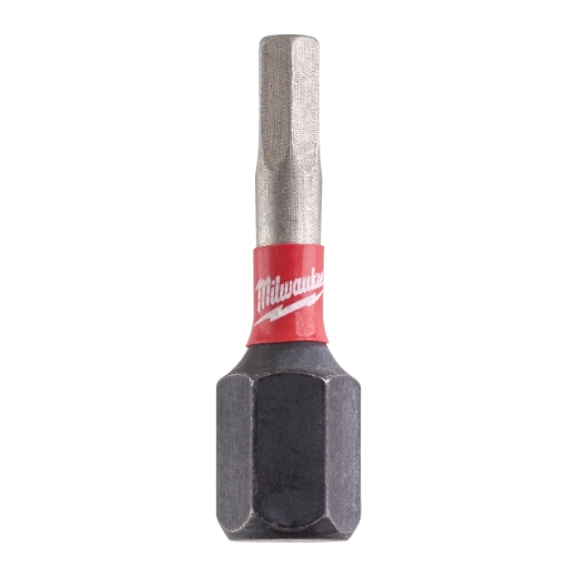 MILWAUKEE Hex 3 / 25 mm Schrauberbit SHOCKWAVE