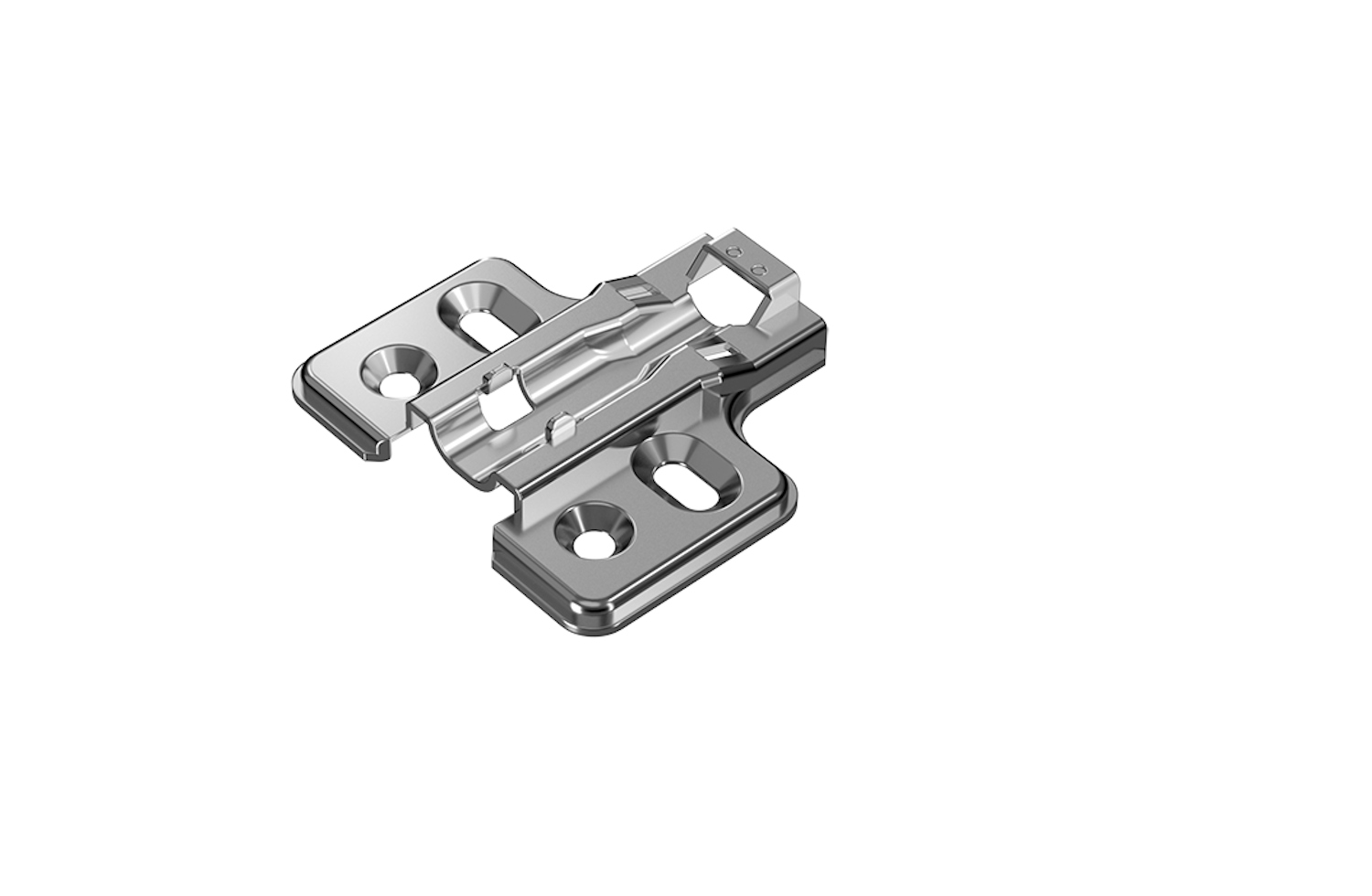 HETTICH Veosys Kreuzmontageplatte zum Anschrauben, Lochreihe 37 x 32 mm, Distanz mm 2.0 mm, 9289609