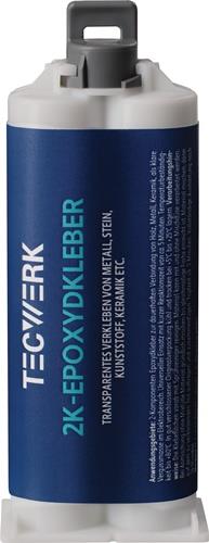 TECWERK 2K-Epoxidklebstoff 50g farblos Doppelkart.TECWERK