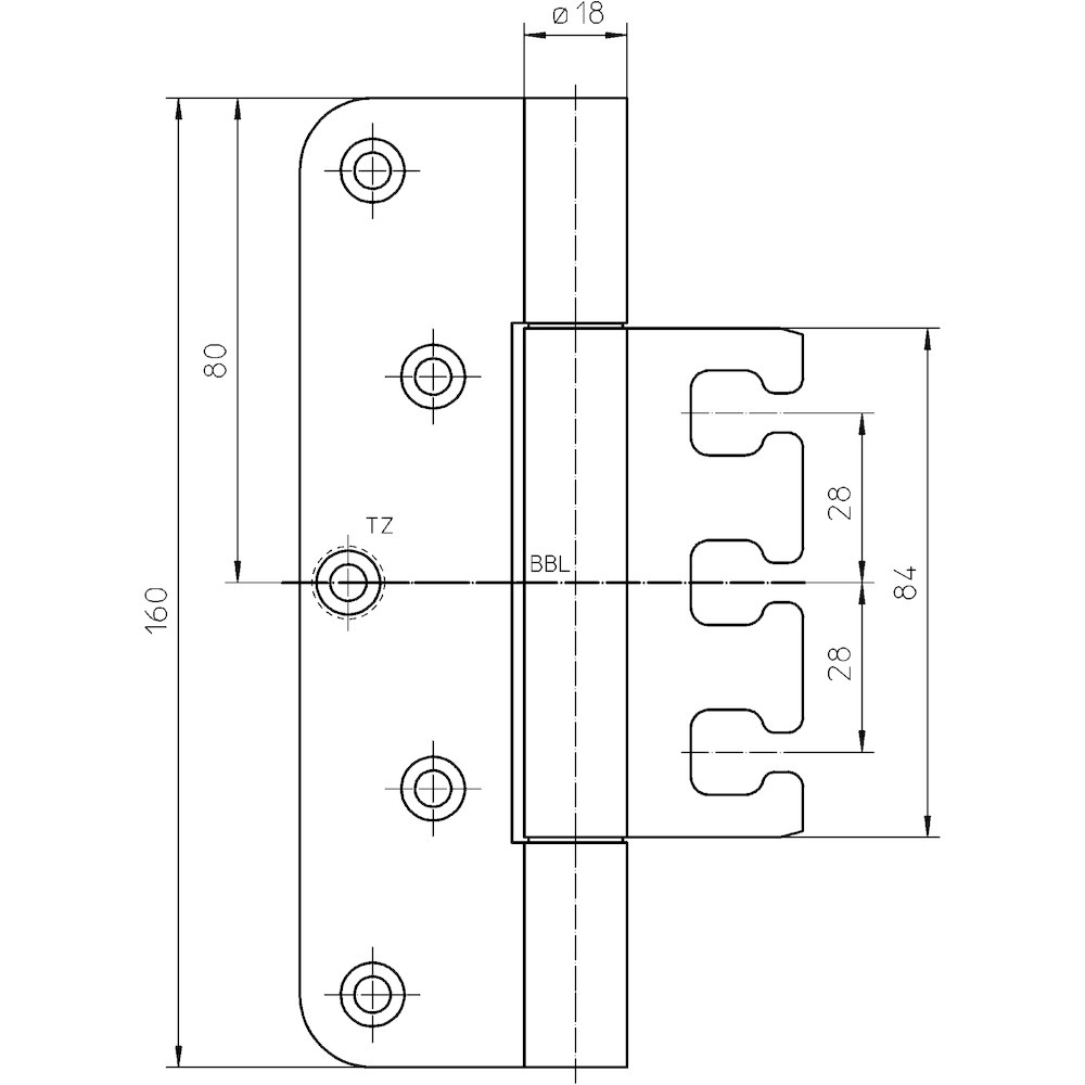 SIMONSWERK Objektband VARIANT® VX 7729/160 18-3