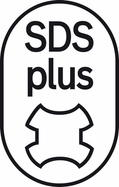 BOSCH Spatmeißel mit SDS plus-Aufnahme, 250 x 40 mm, 5er-Pack