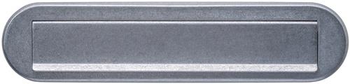INTERSTEEL Briefeinwurf VA Edelstahl vibriert ov.77mm 340mm INTERSTEEL