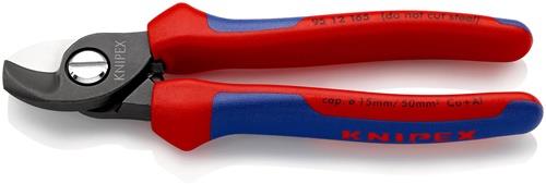 KNIPEX Kabelschere L.165mm Mehrkomp.-Hüllen KNIPEX