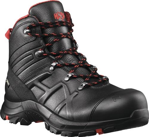 HAIX Sicherheitsstiefel BE Safety 54 Mid Gr.8,5 (42,5) schwarz/rot Leder