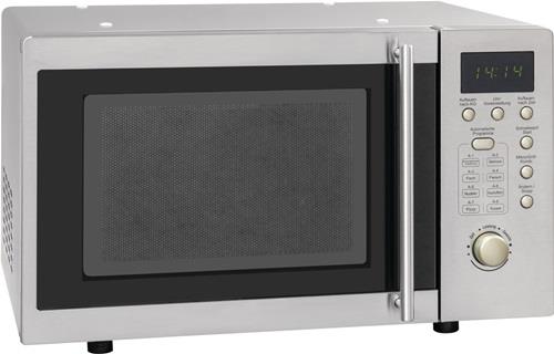 EXQUISIT Mikrowelle UMW 800G-3 Inox 800-1000 W Inox/Silber 20 l,freistehend,unterbaufähig