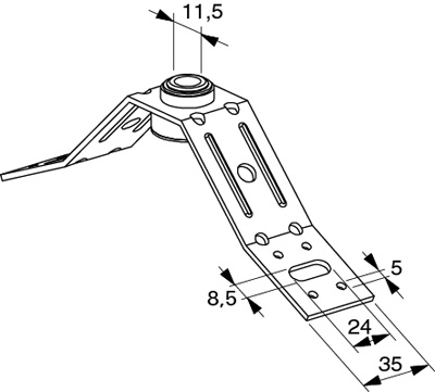 FISCHER Lüftungsrohrbügel LRB