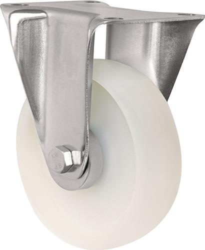 TECWERK Bockrolle D.80mm Trgf.130kg PA Platte L105xB80mm TECWERK