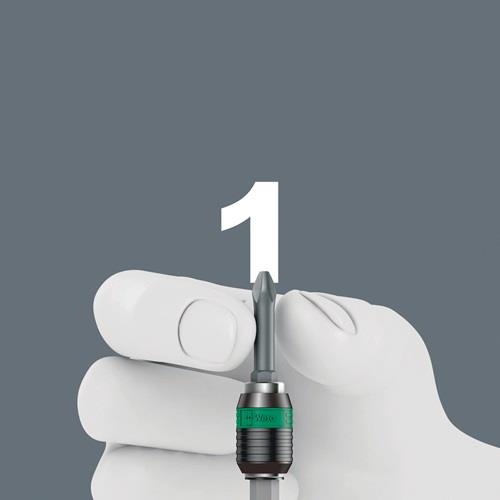 WERA Bithandhalter 816 R 1/4 Zoll Bit-Handhalter,Rapidaptor Kraftform WERA WERA Bithandhalter 816 R 1/4 Zoll Bit-Handhalter,Rapidaptor Kraftform WERA