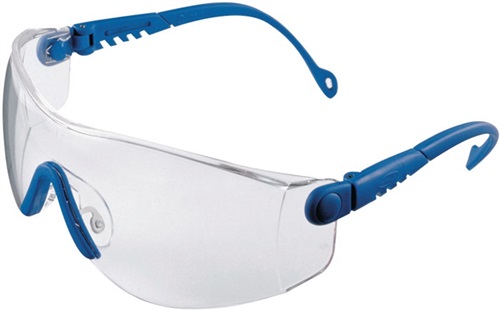 HONEYWELL Schutzbrille Op-Tema EN 166-1FT Bügel blau,Scheibe klar PC HONEYWELL