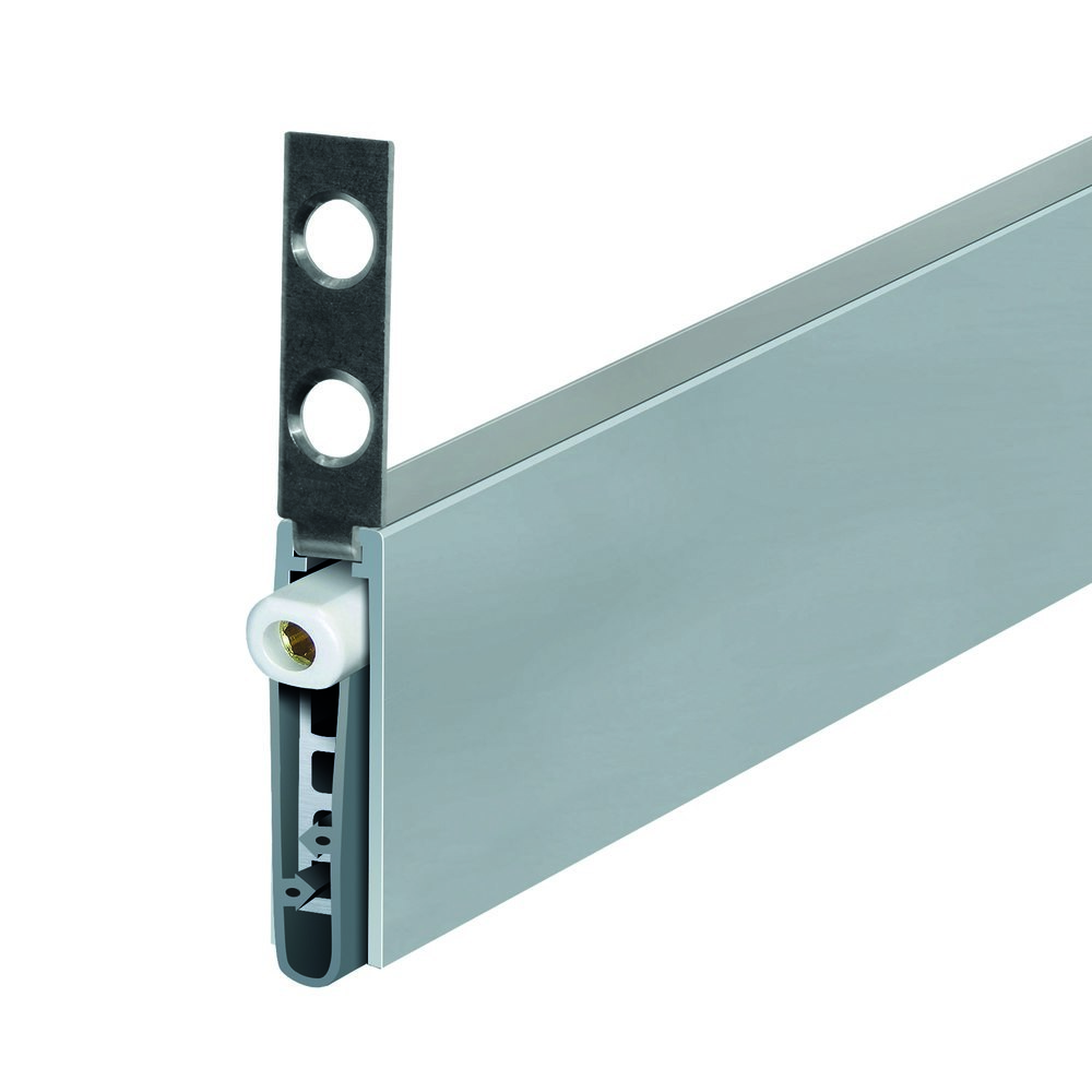 PLANET Türabsenkdichtung US, Silikon  grau